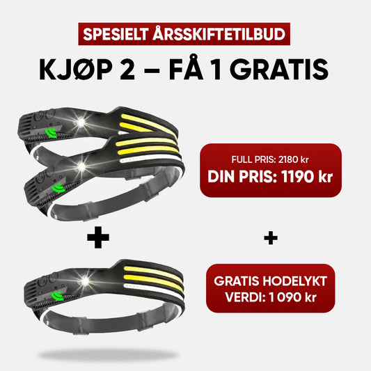1000lm LED 230° Hodelykt PRO 2.0